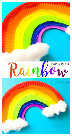 easy st. patrick's day rainbow craft for kids