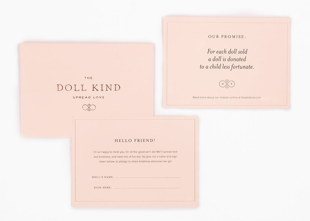 The Doll Kind Naming Certificate