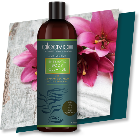 Bottle of Aleavia Enzymatic Body Cleanse