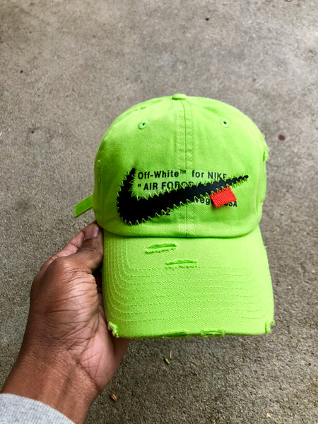 off white dad hat