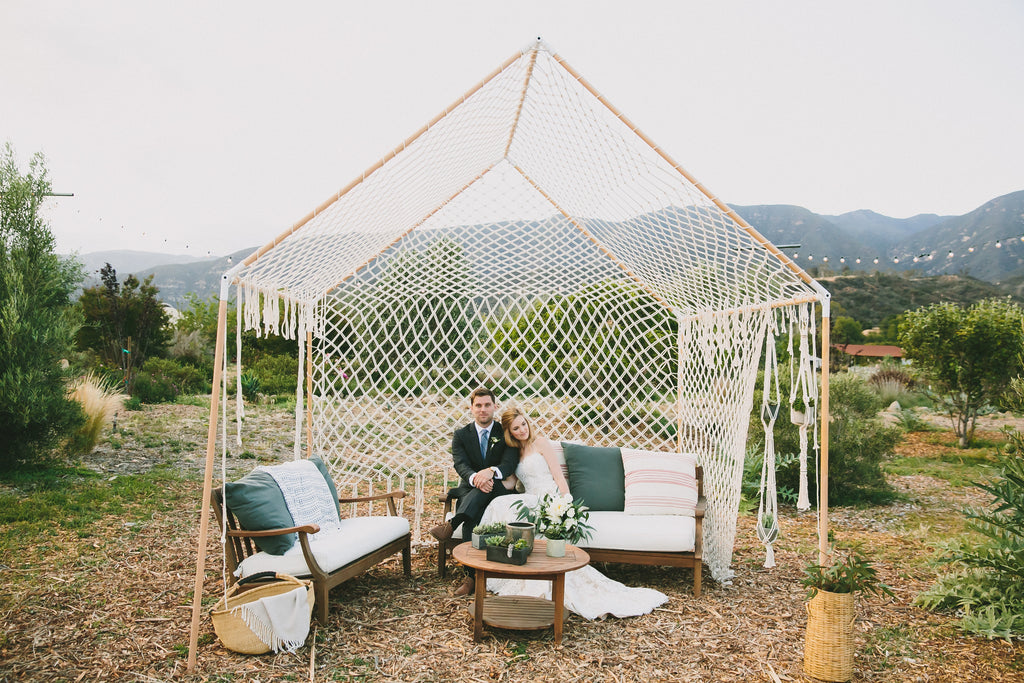 macrame inspiration for boho weddings