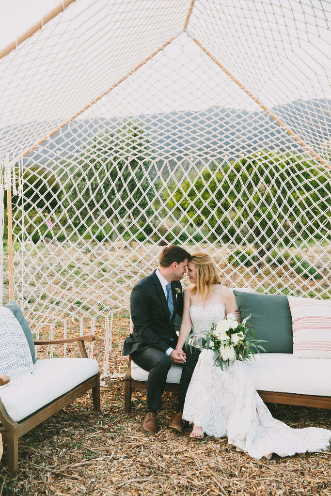 boho macrame wedding inspiration 