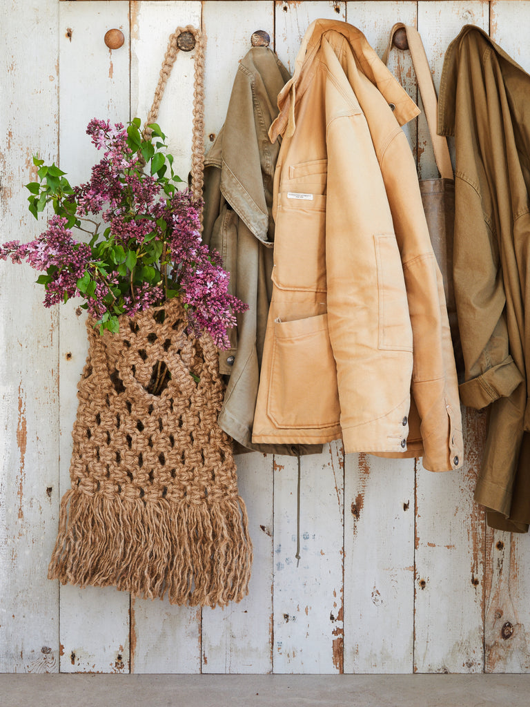 Modern Macrame Market Bag - Jute Rope - From Our Book Blog