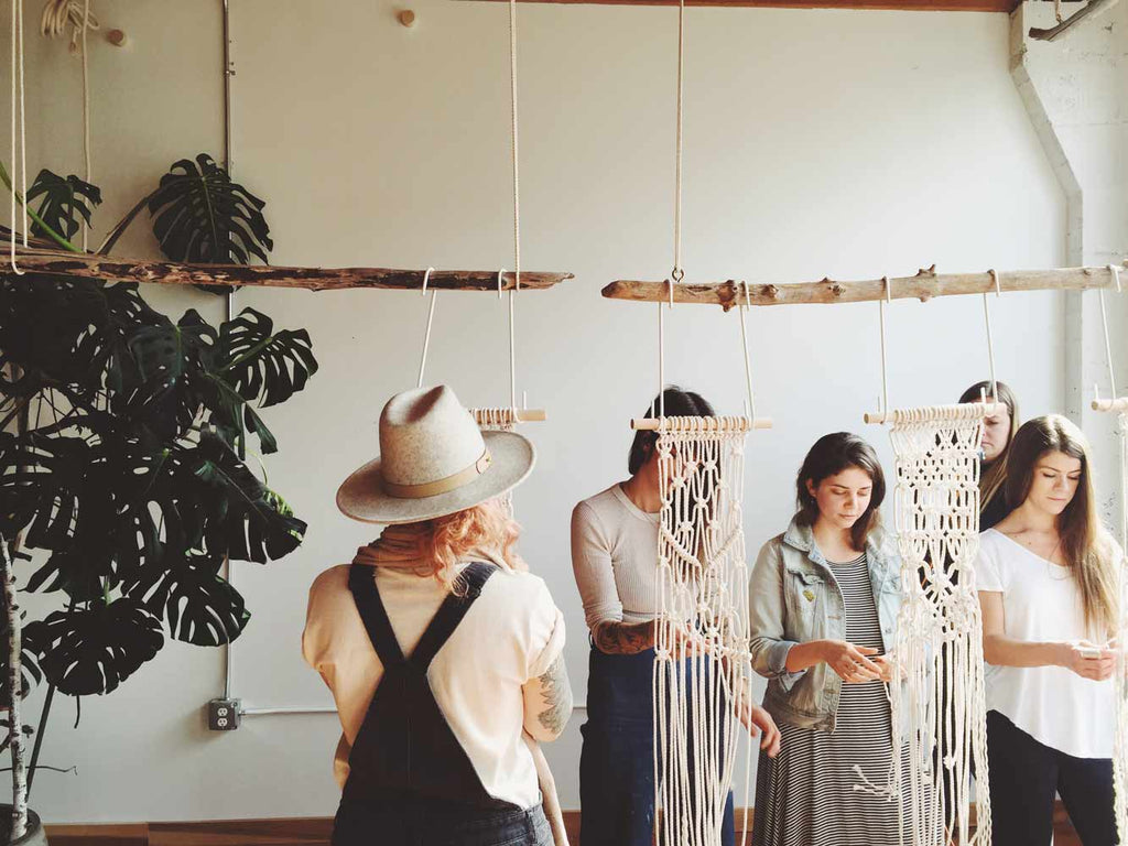 Portland macramé workshop