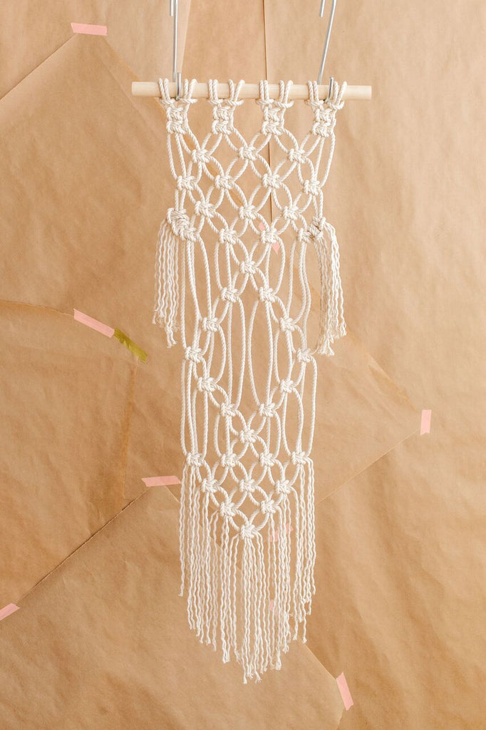 Macramé wall hanging