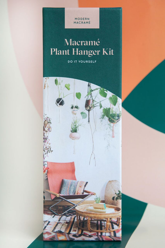 Modern Macramé plant hanger kit 