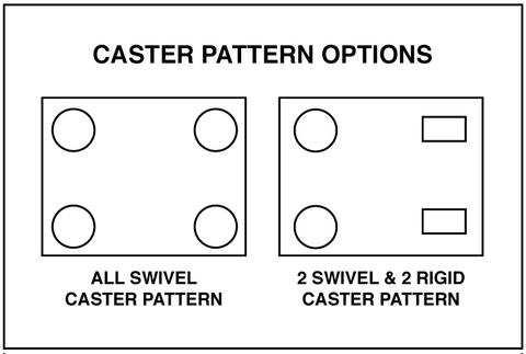 POLY BUMPER TRUCK - 12 BUSHEL Caster Options