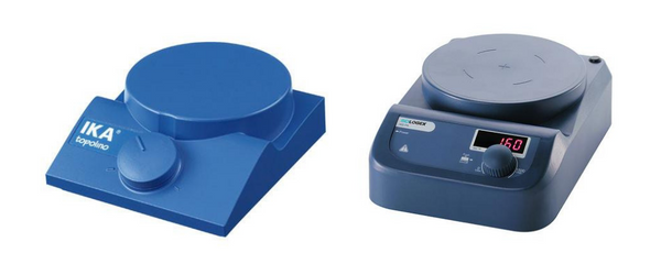 Examples of magnetic stirrers.