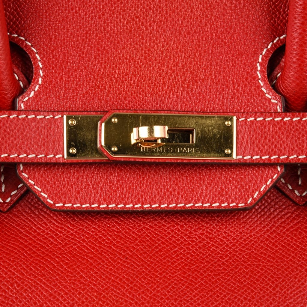 birkin 35 rouge casaque epsom bag