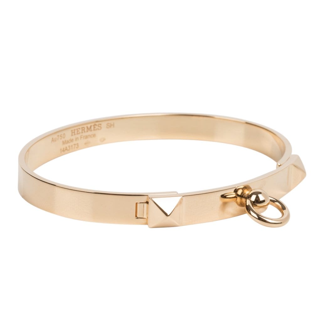 hermes collier de chien bracelet gold
