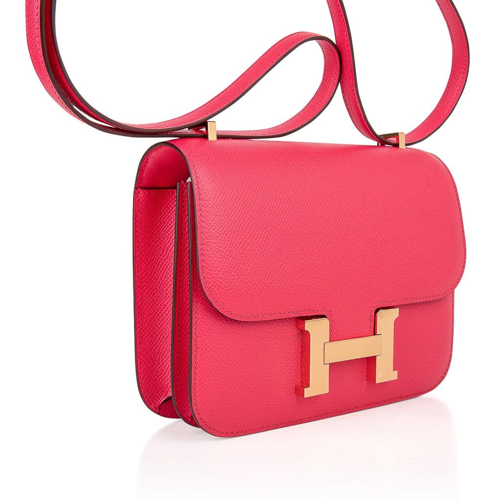 Hermes Constance 18 Mini Bag Rose 