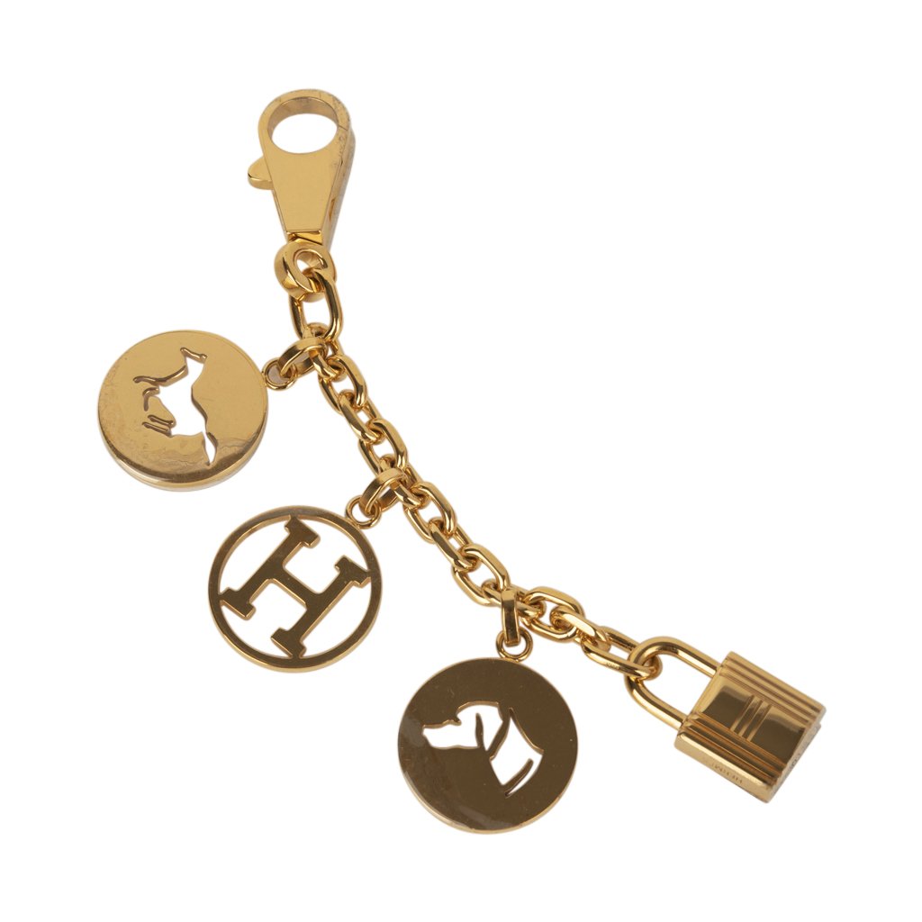 Hermes Breloque Olga Bag Charm Gold 