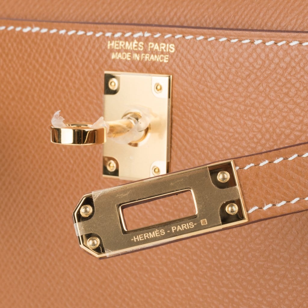 hermes limited edition sellier gold hardware