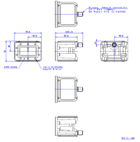 NJS8487EN Standard C-Band PLL LNB