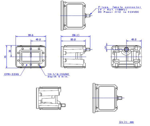 NJRC NJS8487H C-Band PLL LNB