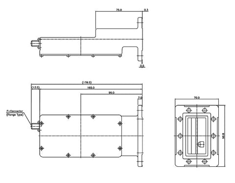 Norsat 5150F C-Band PLL LNB F-Type