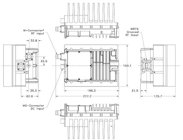 1081XRTNS Selectable Ku-Band BUC