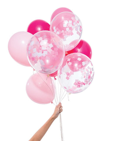 Pink Balloons for Mermaid Party