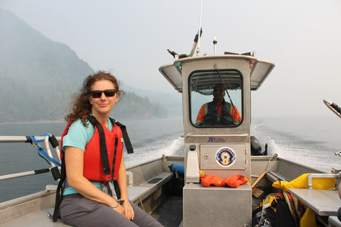 Water taxi to Nootka Trail trailhead at Louie Bay.