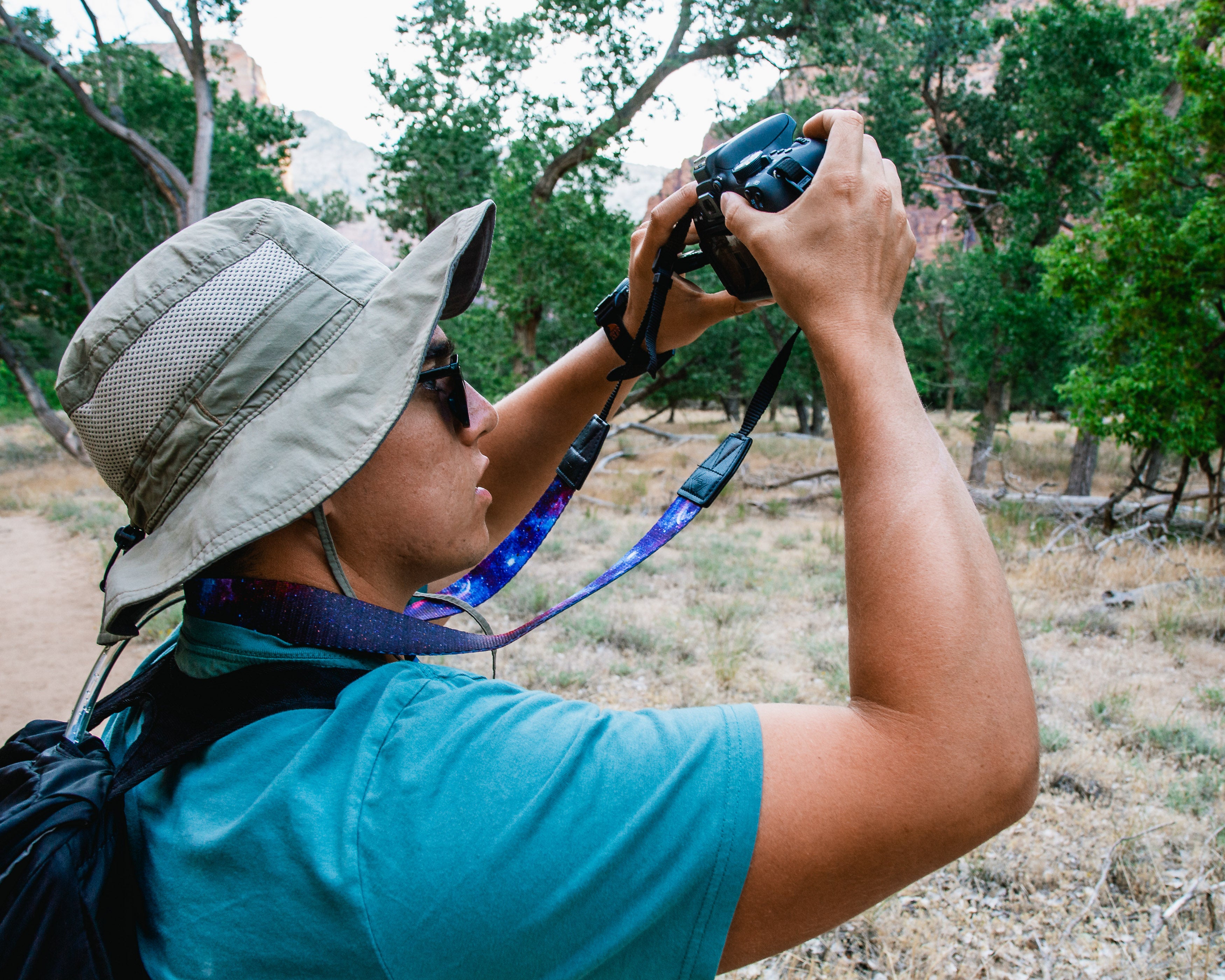 camera strap, camera wrist strap, sunglass straps, outdoor gear, visiting national parks, visiting yosemite, visiting zion national park, visiting yellowstone national park, visiting national parks after covid  