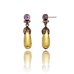 citrine earrings