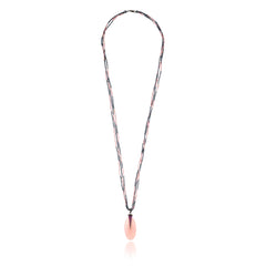 pink chalcedony necklace