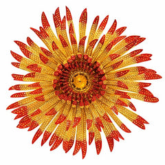 Matthew Campbell Laurenza Jeweled Chrysanthemum Sculpture
