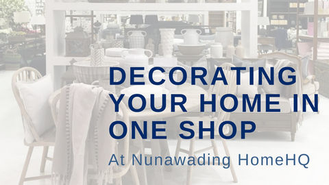 Decorating your home in one shop at Nunawading Home HQ