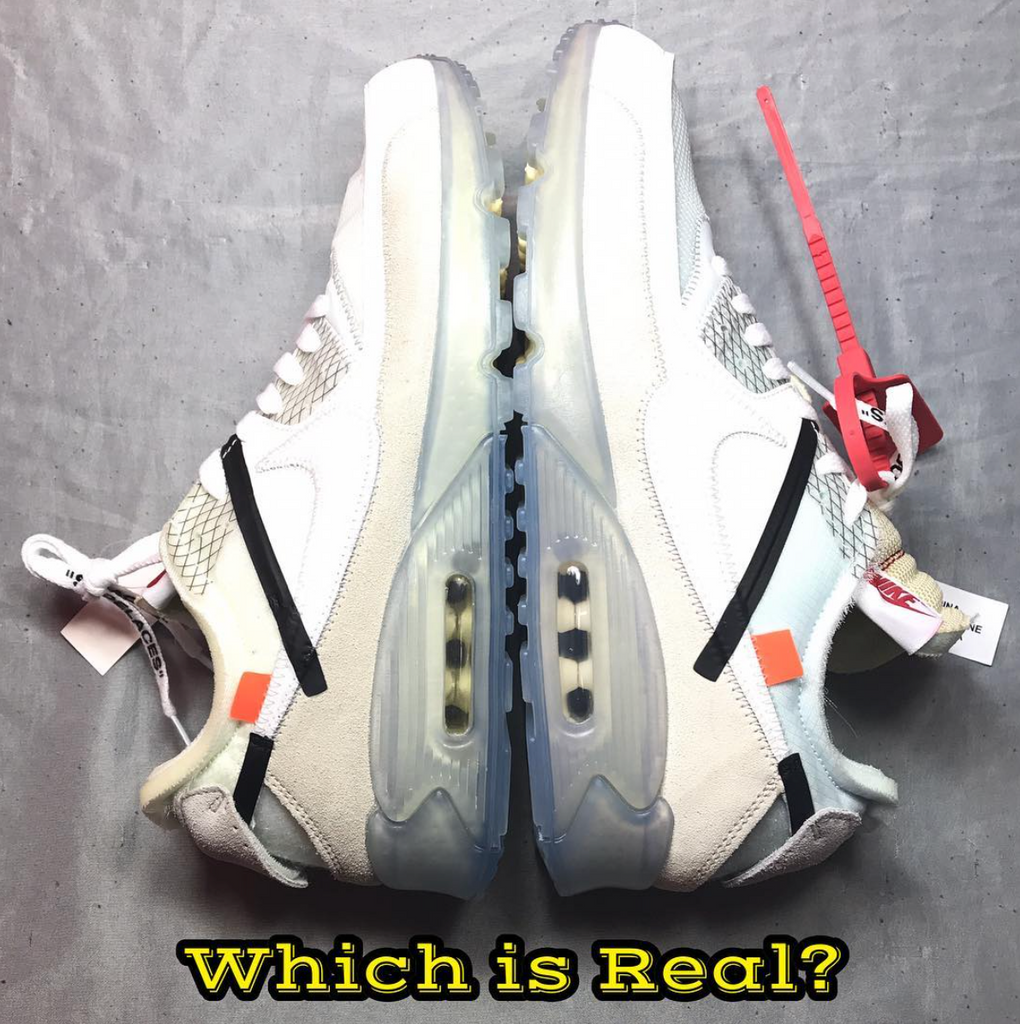 off white air max 90 white legit check