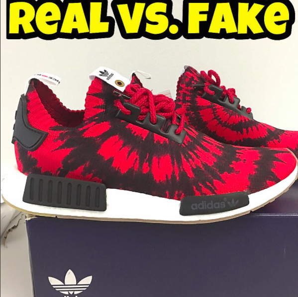 Real Vs. Fake - Adidas NMD Primeknit &quot;Nice Kicks&quot; by @Fake_Education – Kaviar Kicks