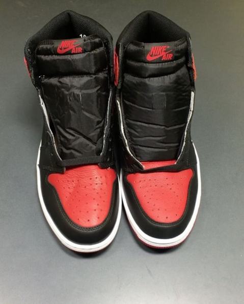 jordan 1 bred real vs fake 2016