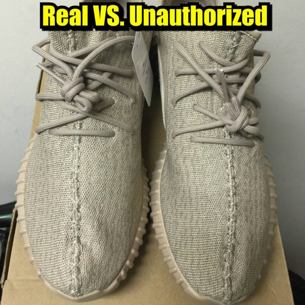 yeezy boost unauthorized