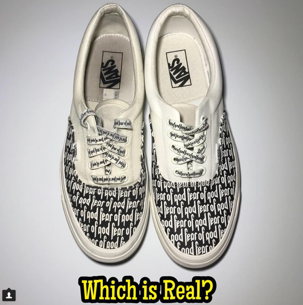 Real Vs. Fake - Fear Of God x Vans 