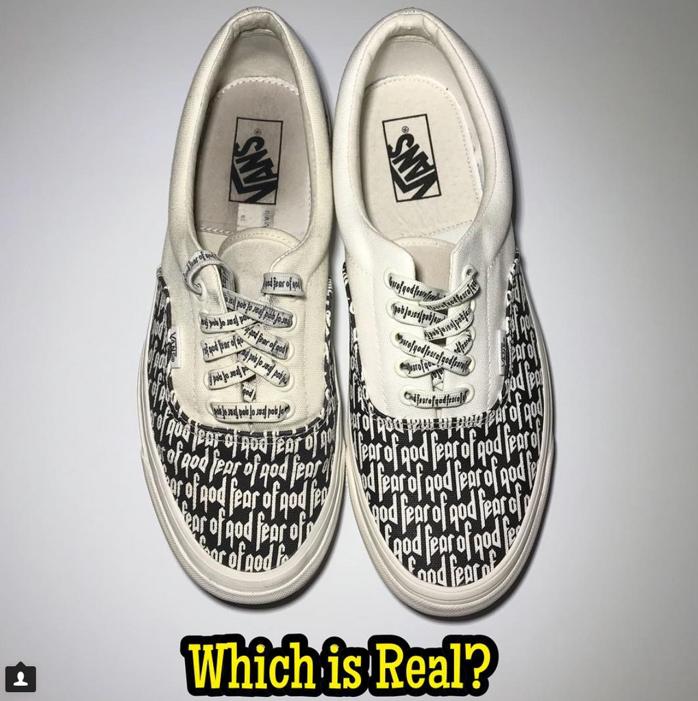 fear of god vans sample