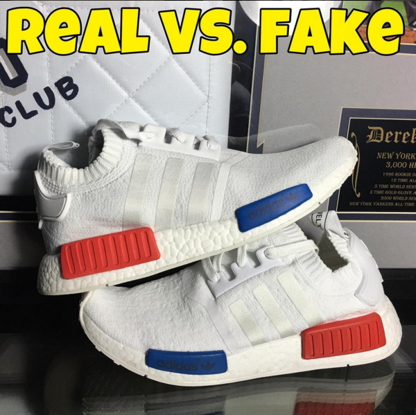 Real Vs. Fake White Adidas NMD OG by @Fake_Education – Kaviar Kicks