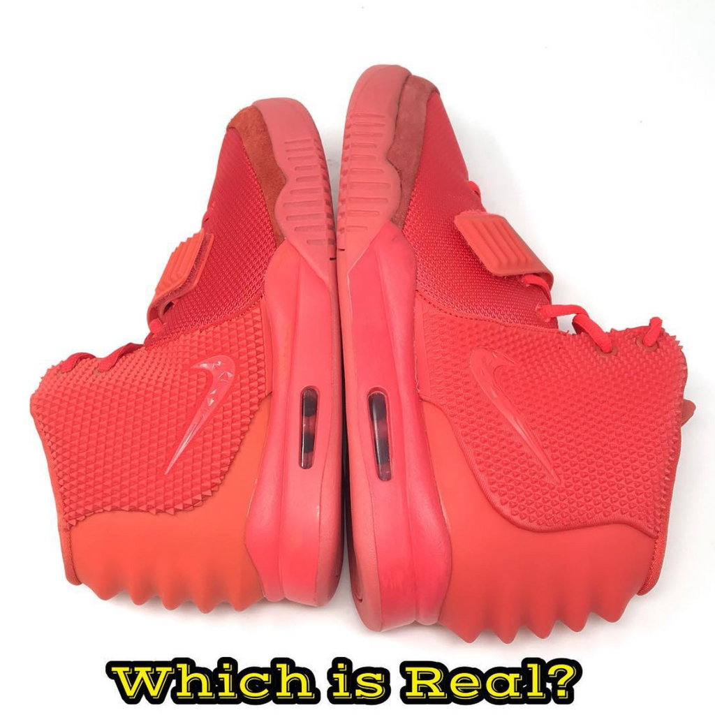 fake red yeezys