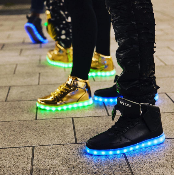 electric lights shoes