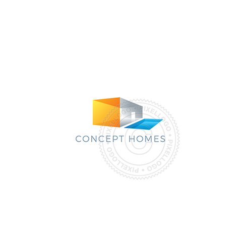modern home logo
