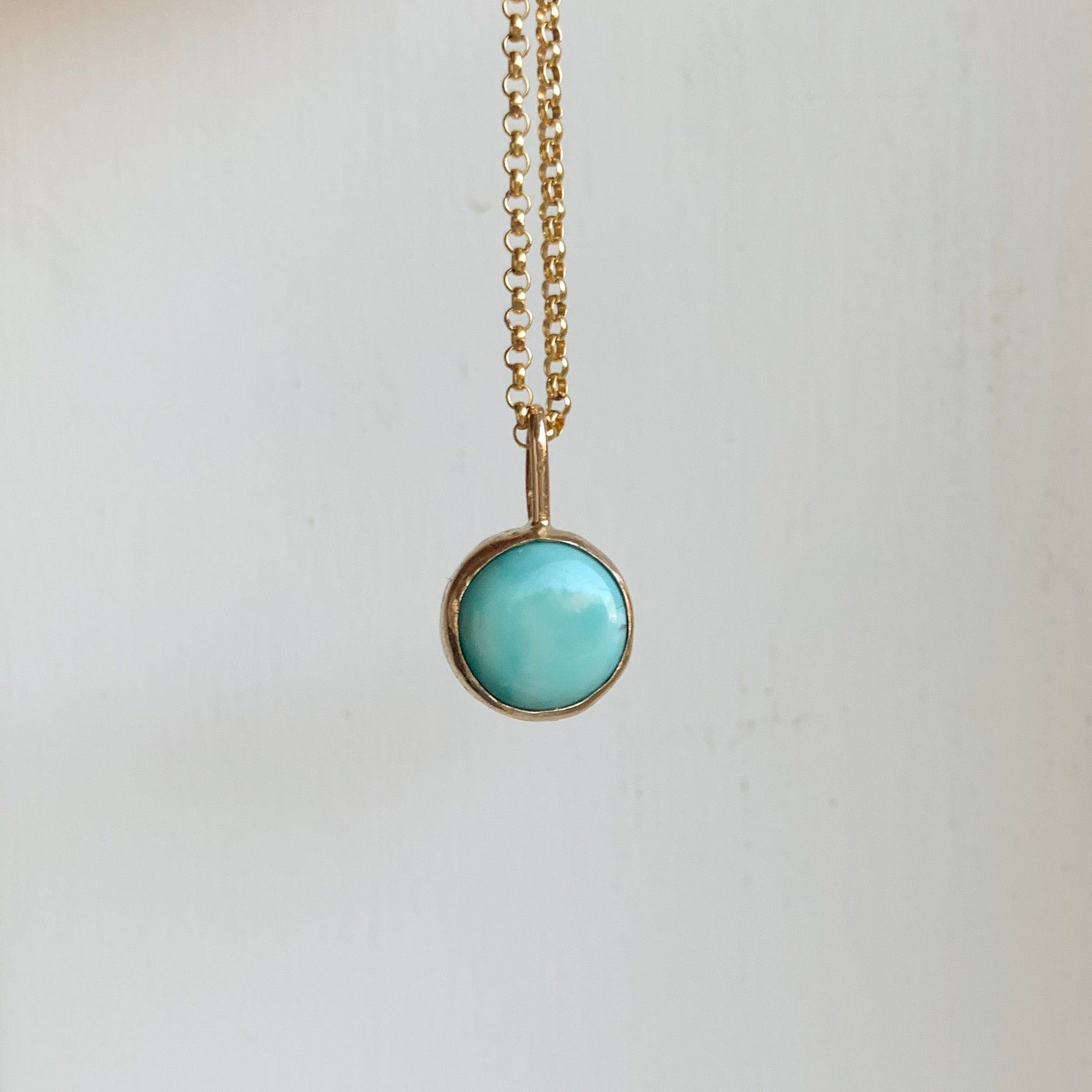 Round necklace - gold