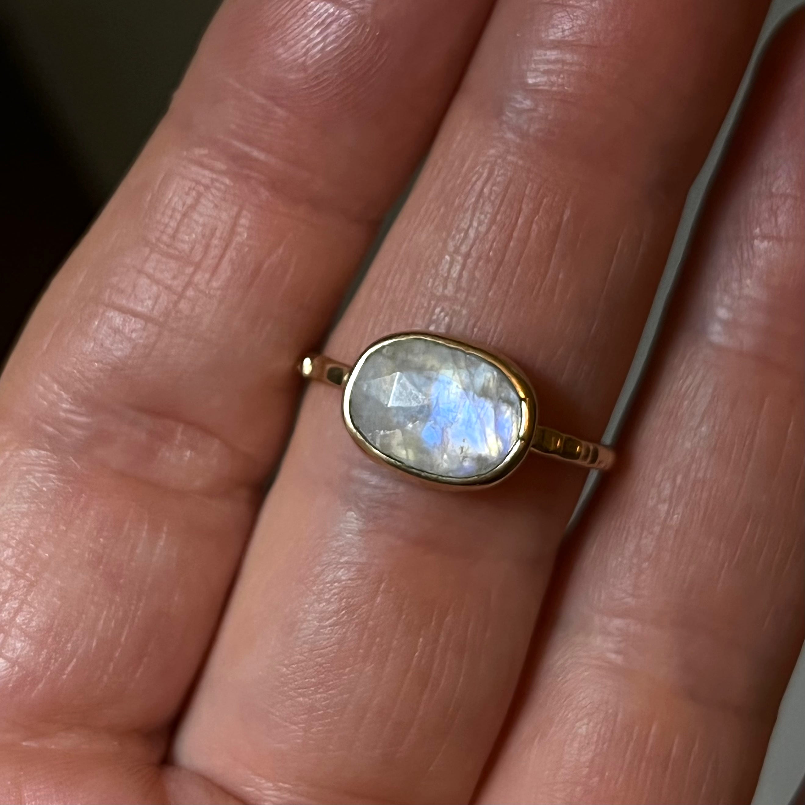 Moonstone ring size 8.75