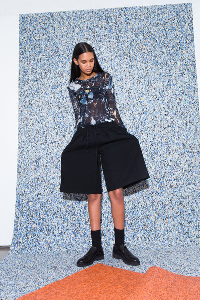 Mysteron Top/Dress - Marble Print // Smog Cutter Shorts