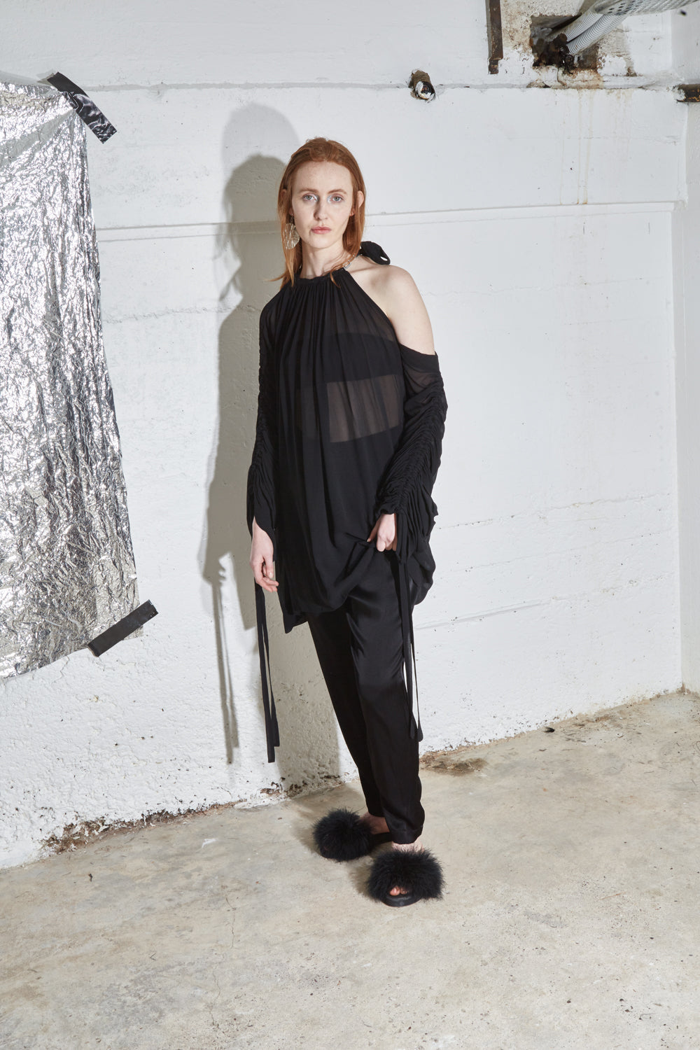 CHAIN OF EVENTS TUNIC - VISCOSE GEORGETTE // BLAIR PANT - SATIN