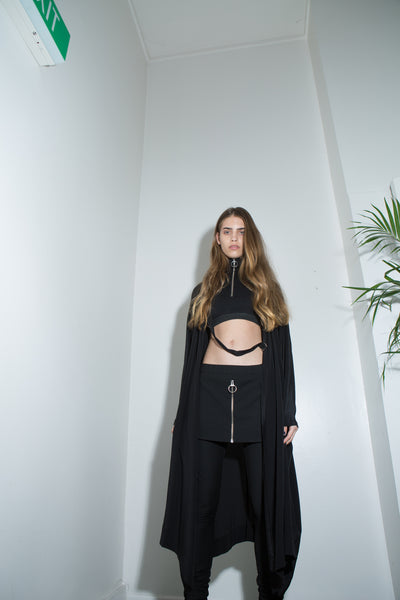 Serpentine Robe // Circuit Crop Top // Outro Pant