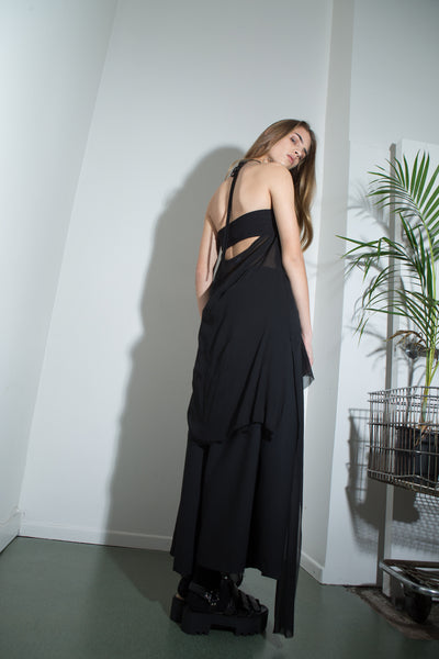 Material Myth Halter Top // Dark Recline Pant