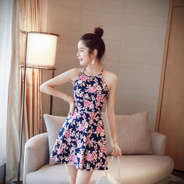 short summer floral dresses