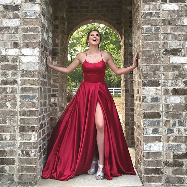 red military ball dress
