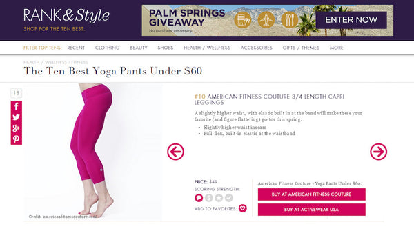yoga pants website