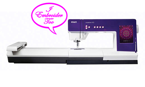 PFAFF Creative 4.5 sewing and embroidery machine