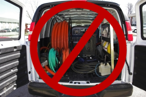 No truckmount system needed for carpet cleaning business