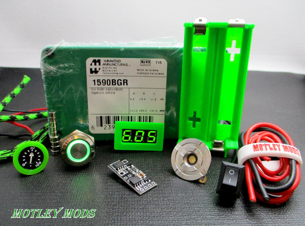 Box Mod kit 1590B Green,PWM – Motley Mods llc